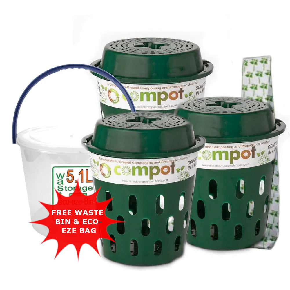 5L Compost Bin x 3