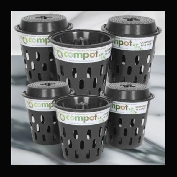 Recycled Compots x 6 | 5L Compost Bin