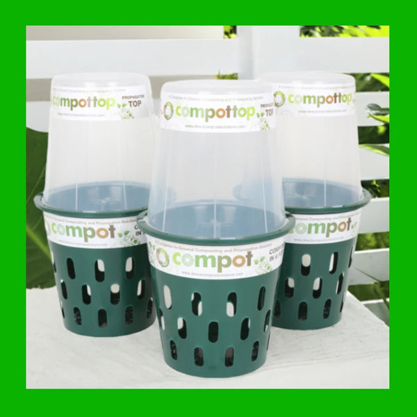 Compot & Propagator x 3 | 5L Compost Bin