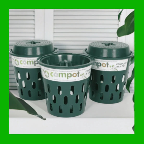 Compot & Lid x 3 | 5L Compost Bin