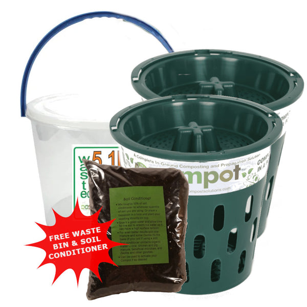 5L Compost Bin x 2