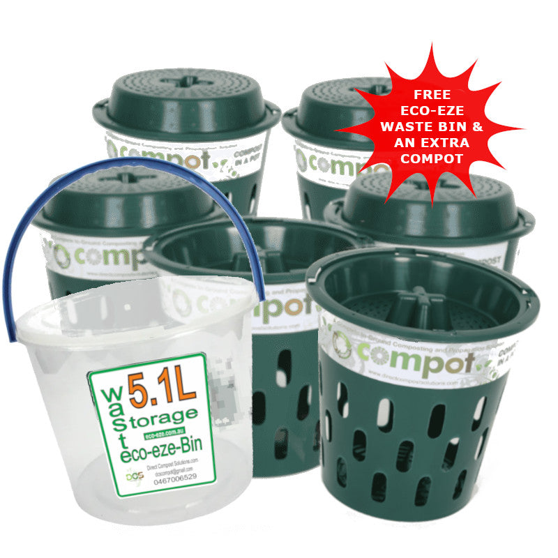 5L Compost Bin x 5