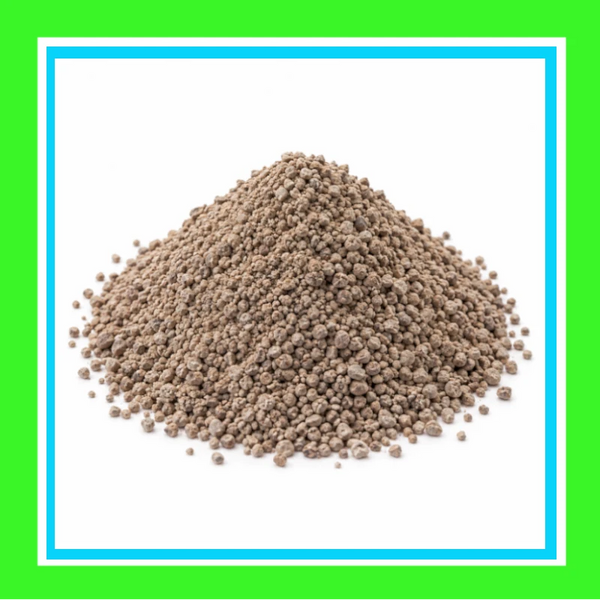 Pile of bentonite clay granules