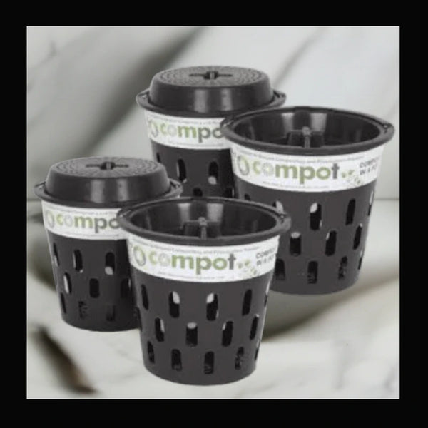 Recycled Compot x 4 | 5L Compost Bin