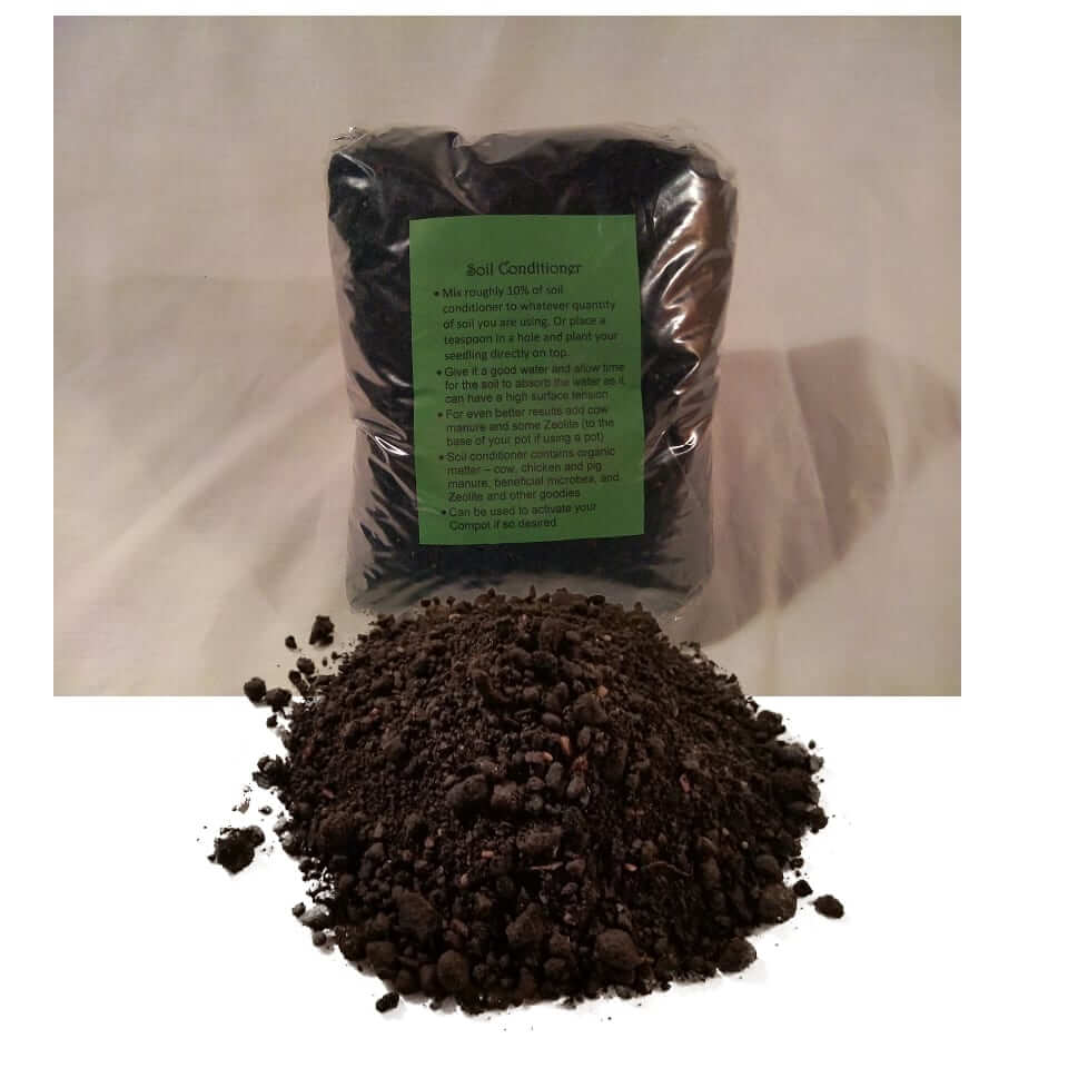 Image of Pile of black forest soil conditioner