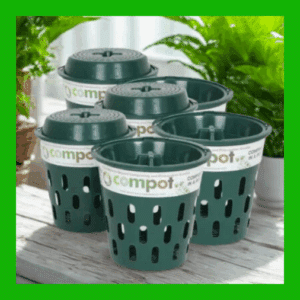 Compot & Lid x 6 | 5L Compost Bin